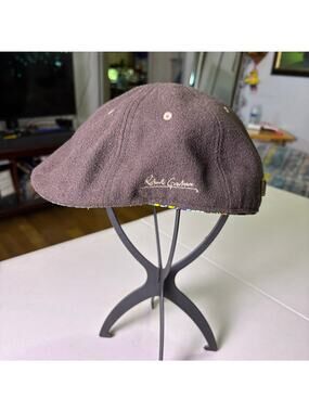 Robert Graham Wool Blend Newsboy Flat Cap Brown Dad Hat